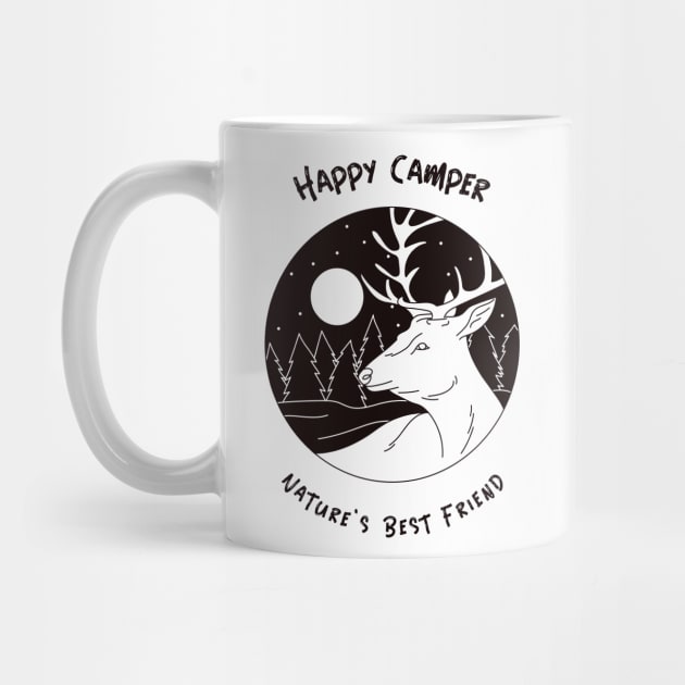 Happy Camper: Nature's Best Friend by ProTeePrints
